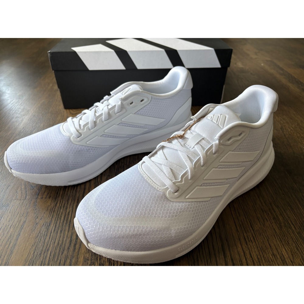 Adidas Runfalcon 5 Mens Size 11 Running Shoes White IH7757 Womens Size 13